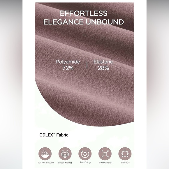 4 Pairs ODODOS High Waist Workout Capris with Pockets - Yoga Capri Leggings - Picture 4 of 5